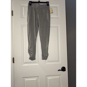 Threads 4 Thought Jade Ruched Fleece Jogger Grey 12 Girls New With Tags